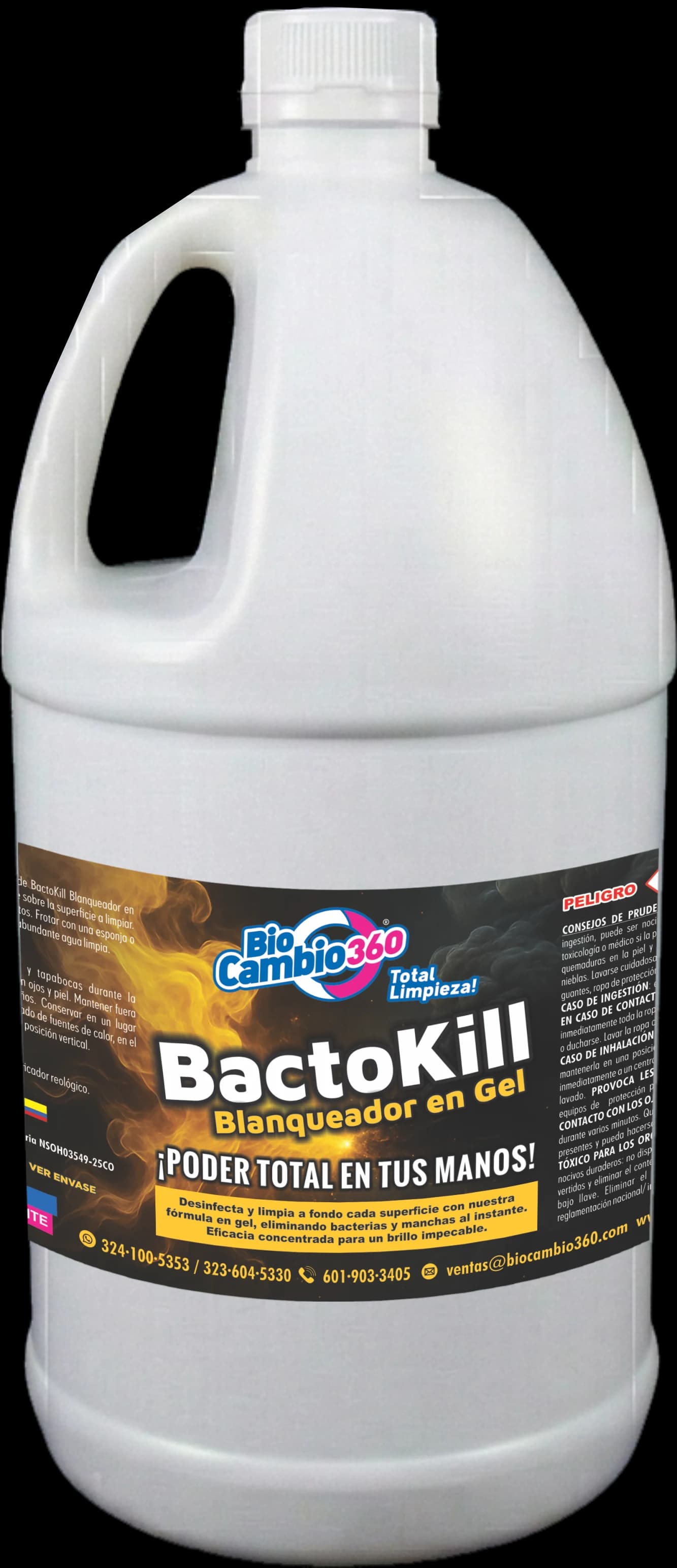 Bactokill - Desinfectante Multisuperficies (Hogar e Industria)