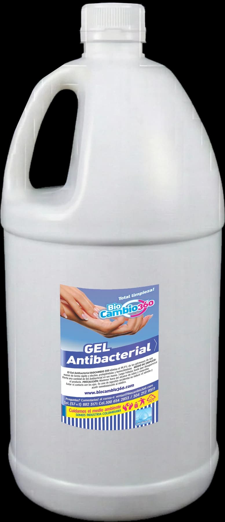 Gel antibacterial 70%