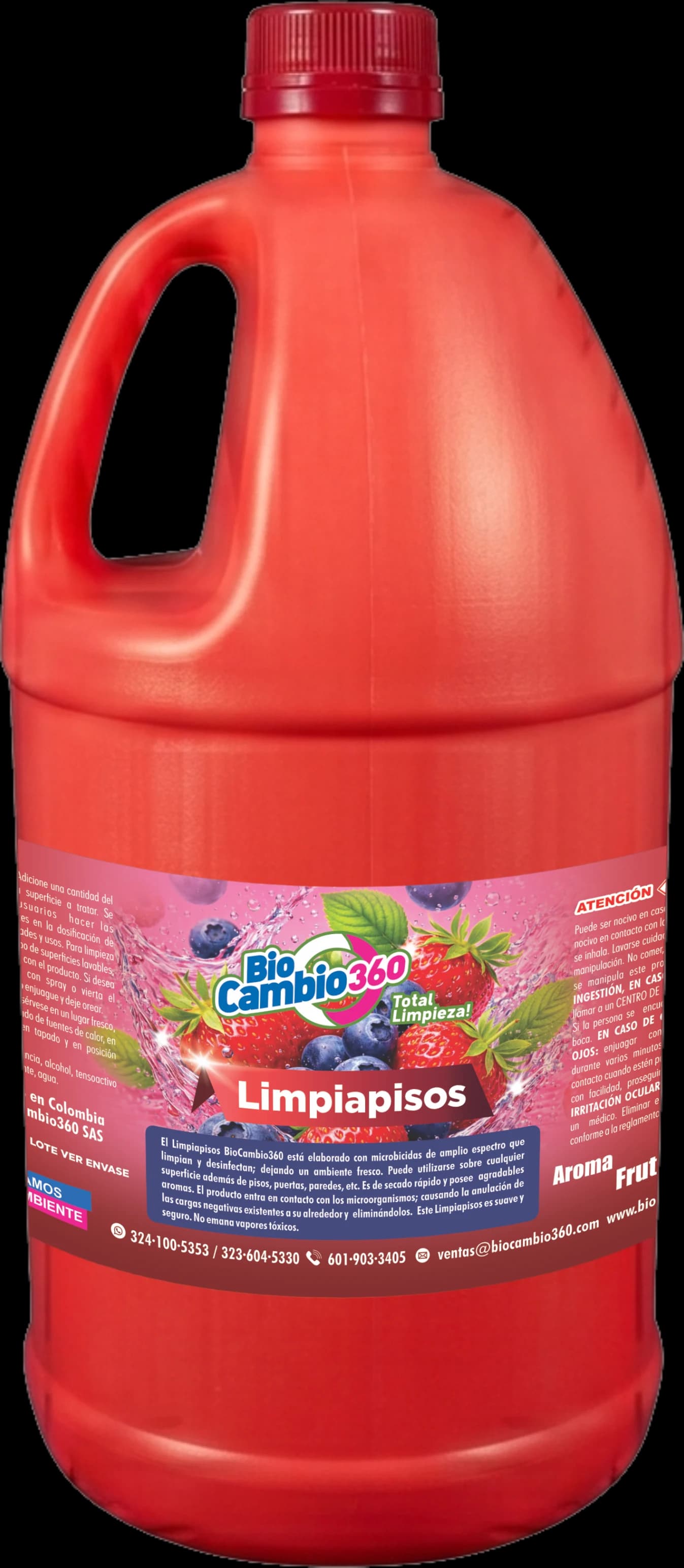 Limpiapisos frutos rojos