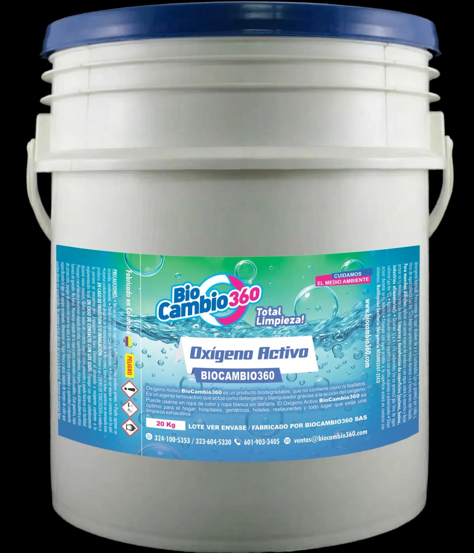 Oxígeno Activo Blanqueador & Desinfectante en Polvo