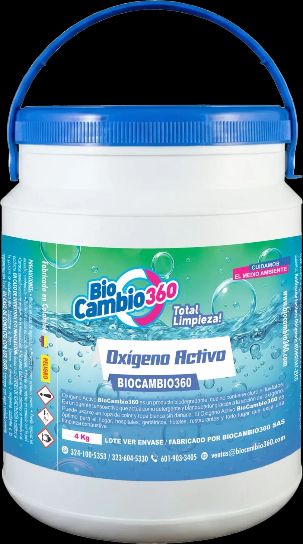 Oxígeno Activo Blanqueador & Desinfectante en Polvo