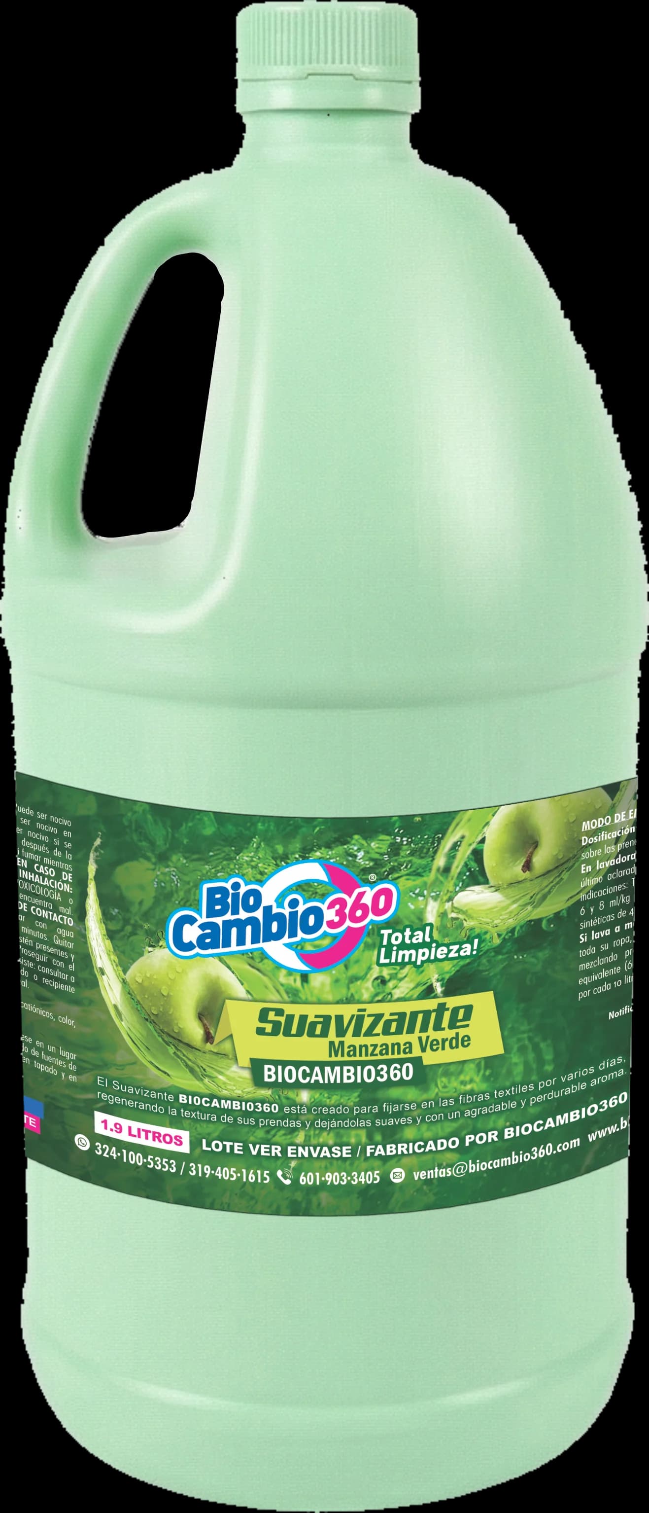 Suavizante de Ropa Manzana Verde