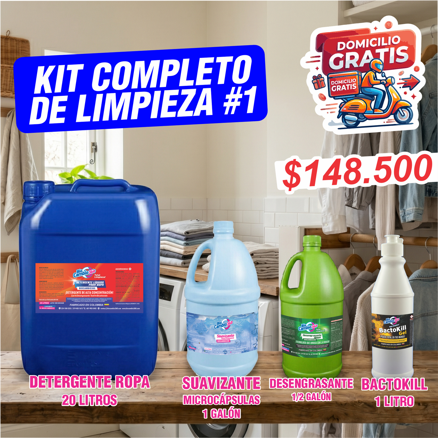 Kit Completo de Limpieza #1
