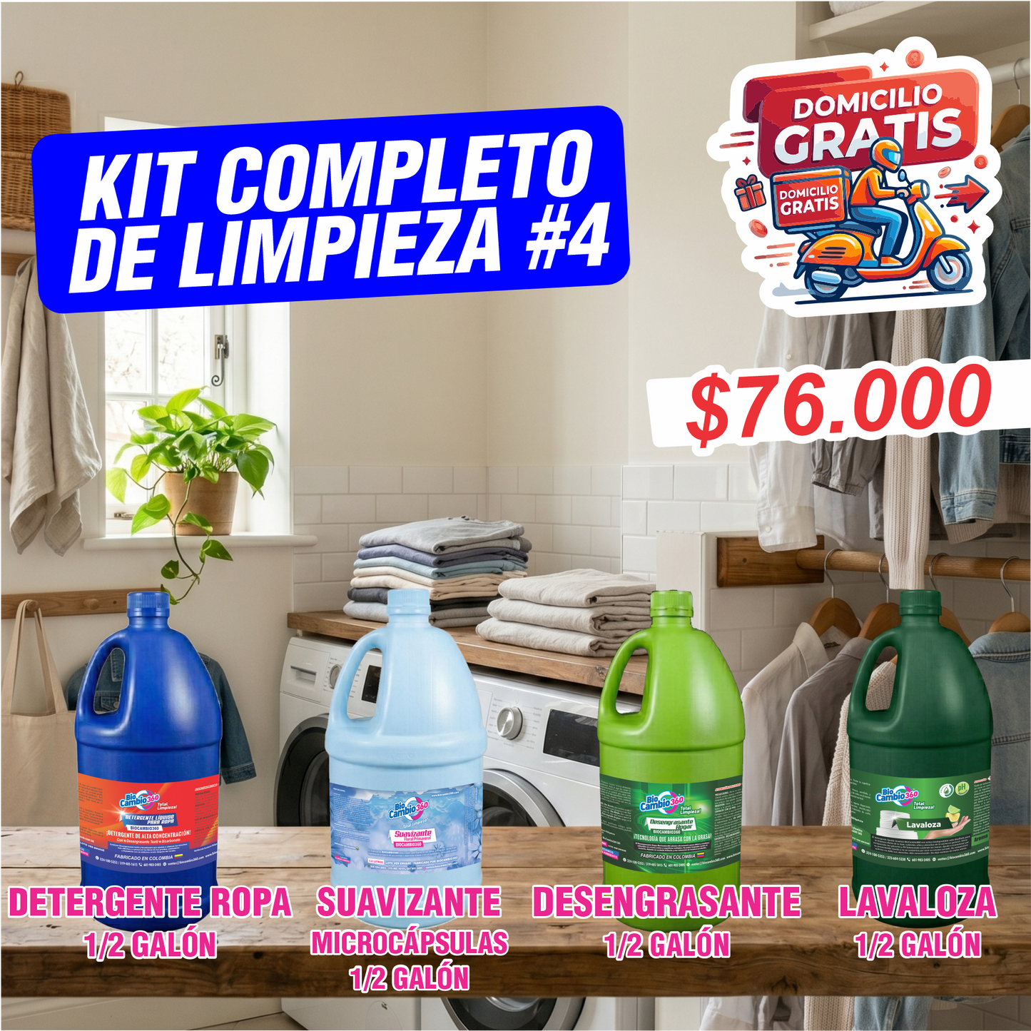 Kit Completo de Limpieza #4