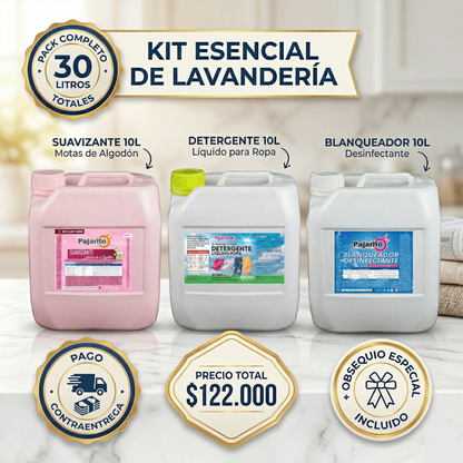 Kit ESENCIAL DE LIMPIEZA 30 Litros