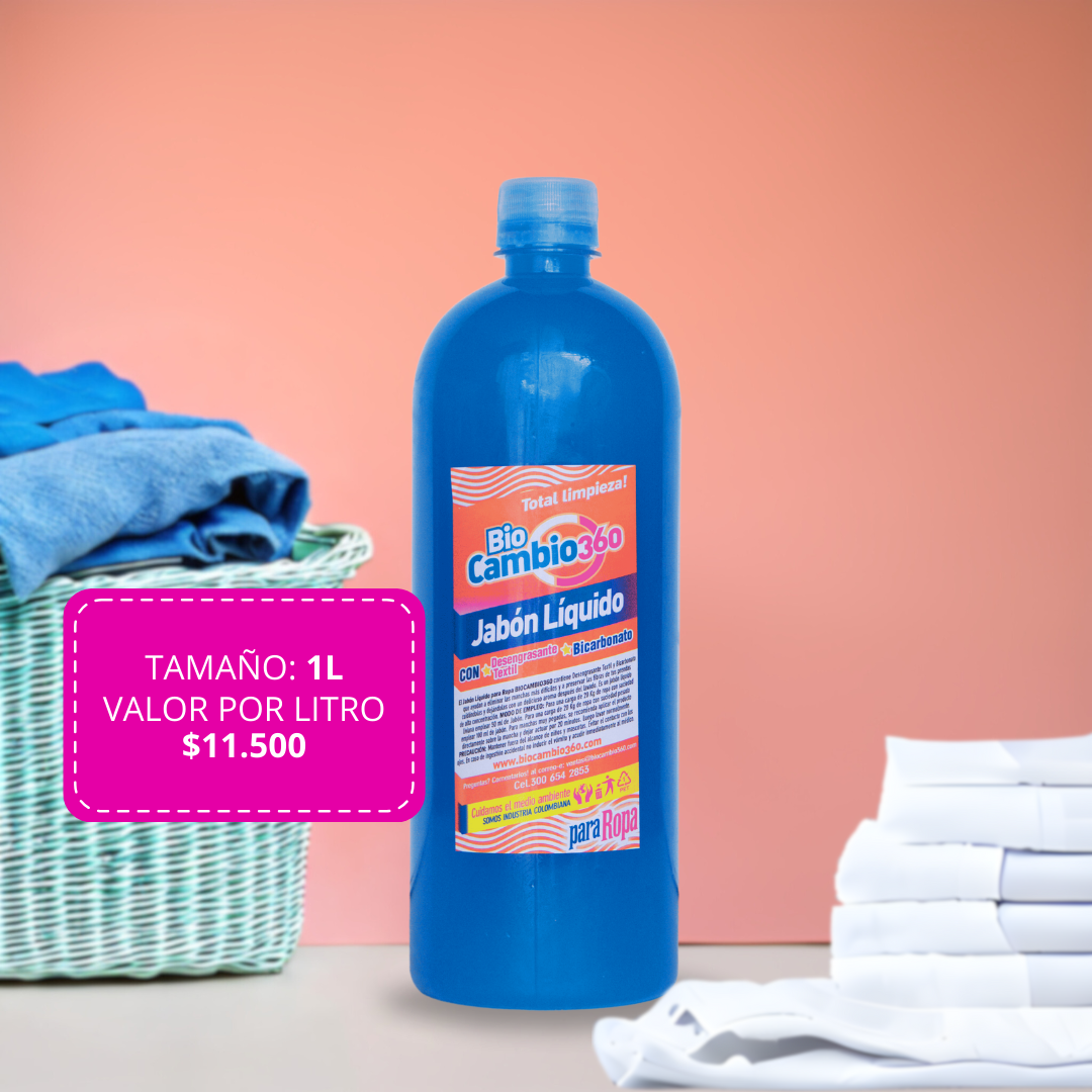 Detergente liquido con bicarbonato