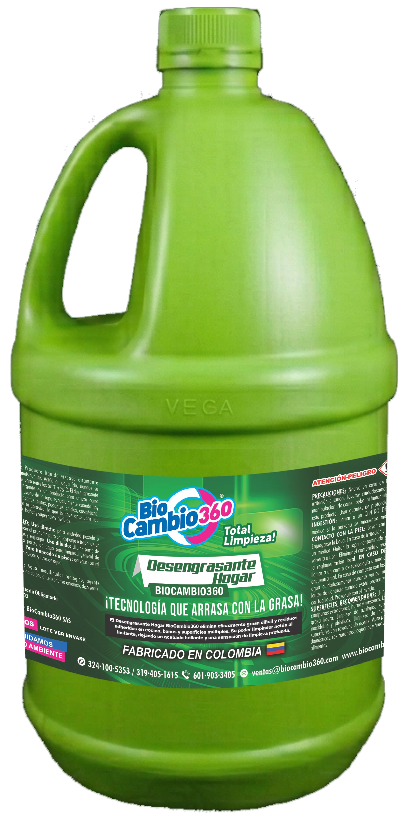 Desengrasante Multiusos Cortagrasa (Hogar, Negocios e Industria)