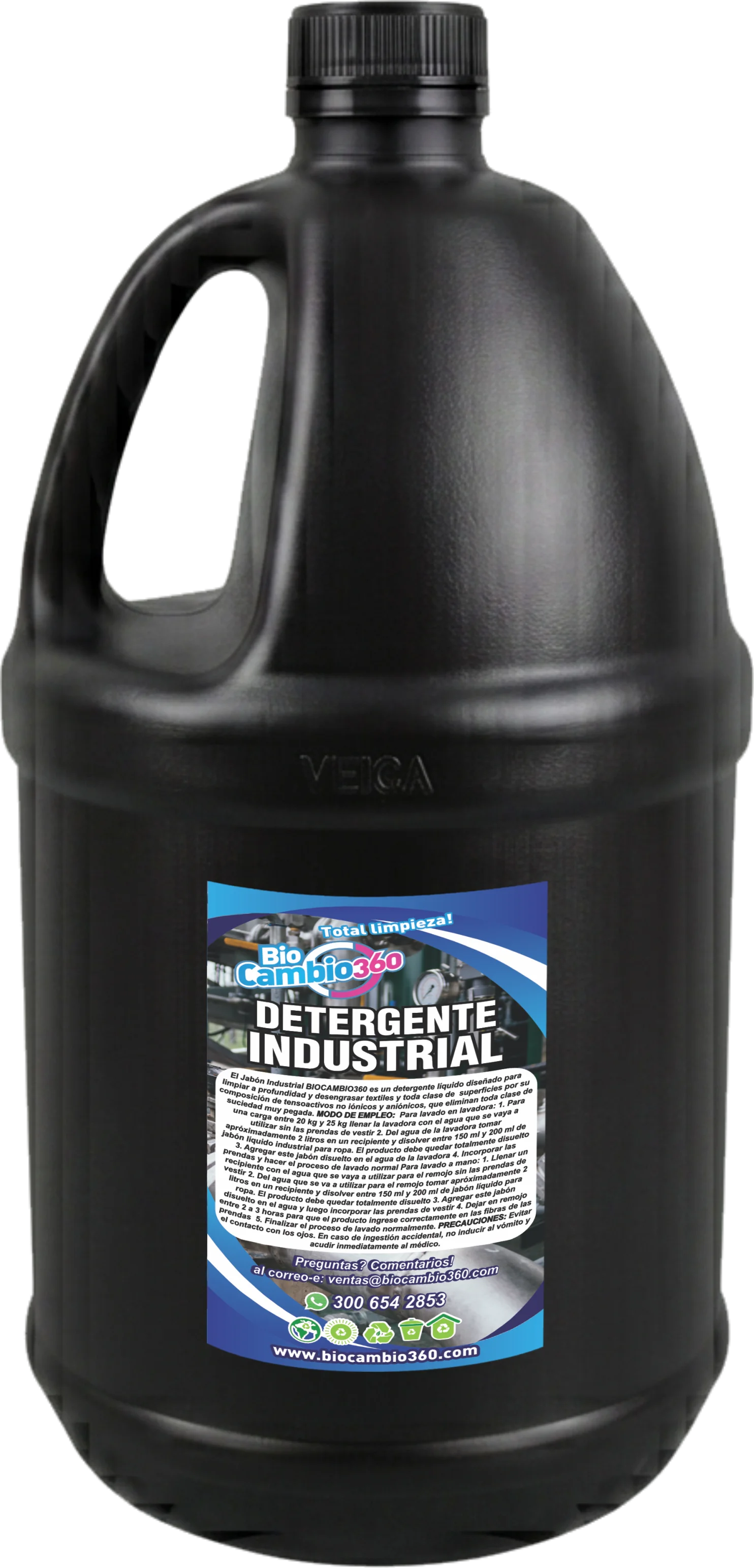 Detergente Industrial Líquido para Ropa