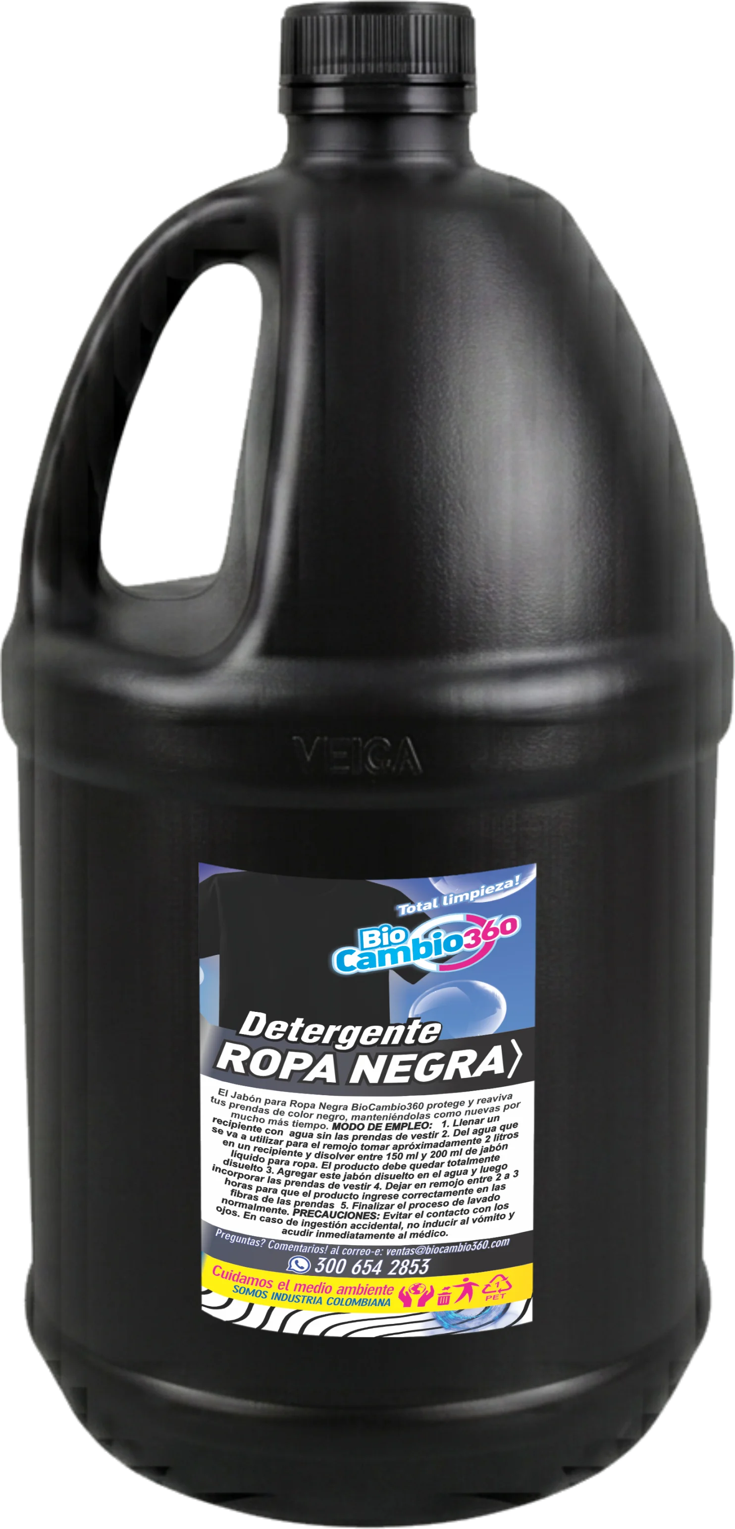 Detergente Ropa Negra y Oscura