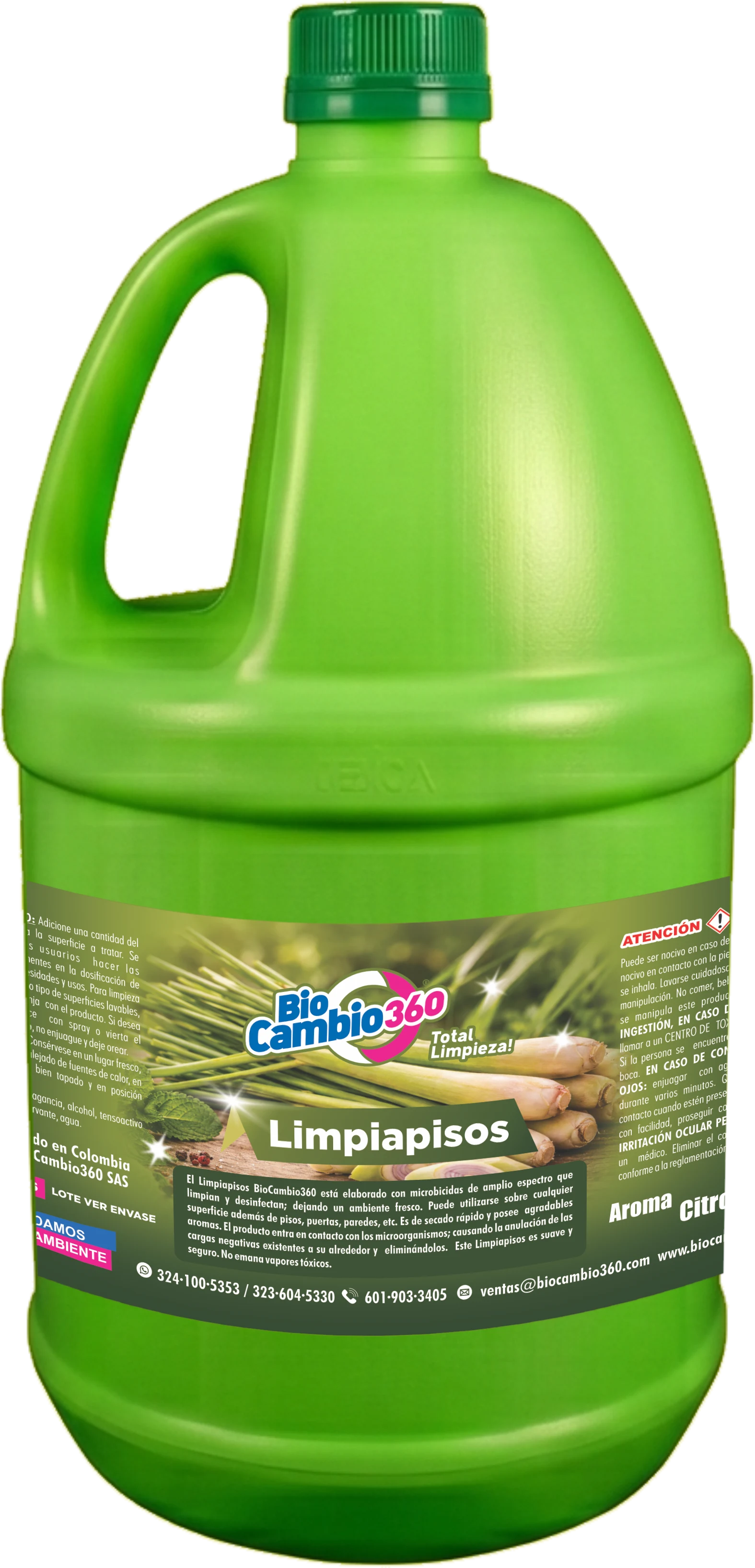 Limpiapisos citronela