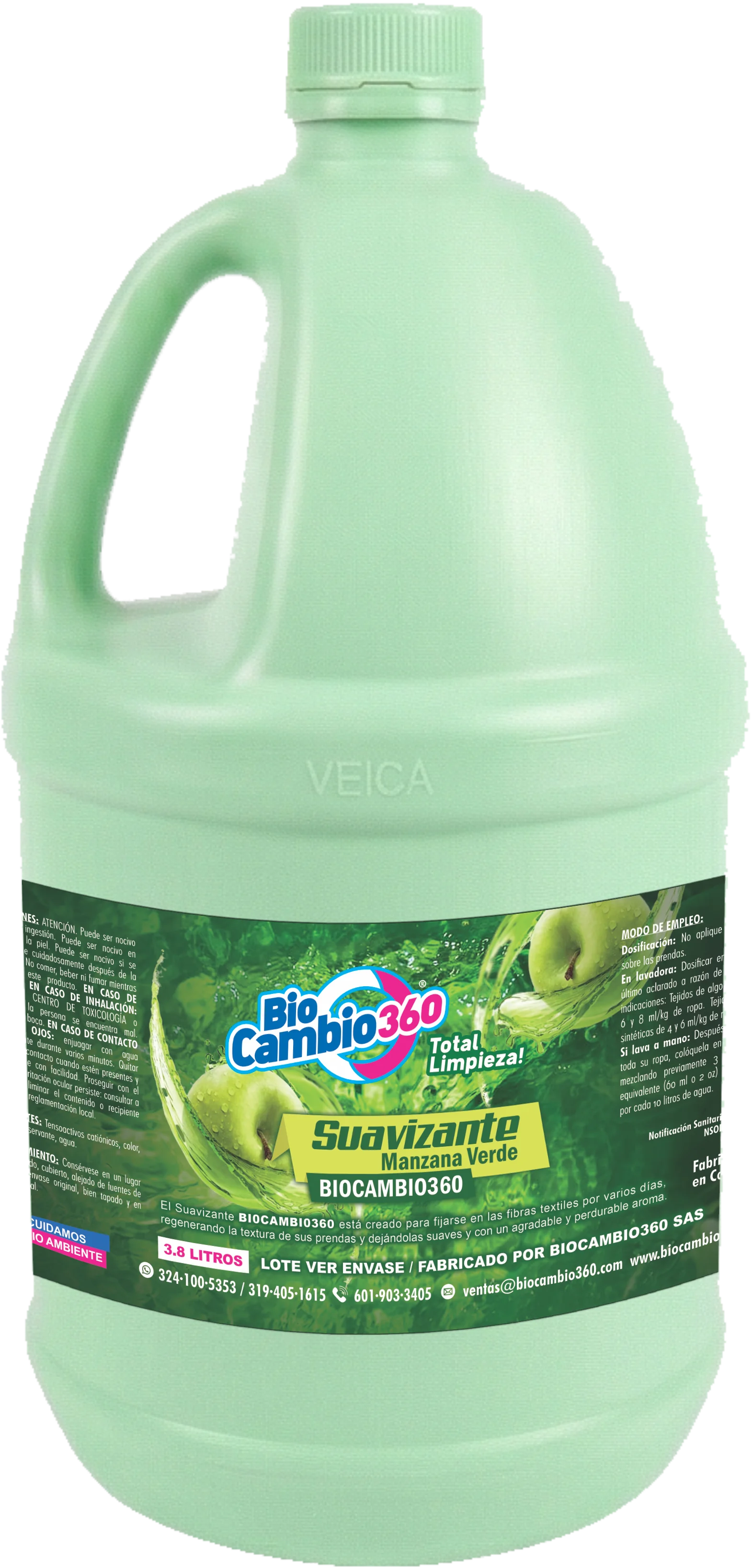 Suavizante Manzan Verde